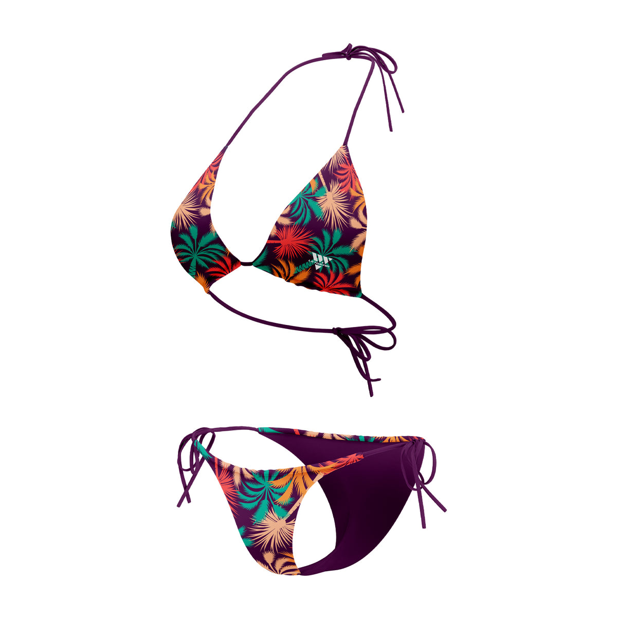 Women's Printed 2 Piece Swimsuit Bikini Set